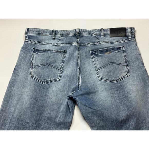 A/X Armani Exchange Men's J14 Skinny Blue Denim Jeans - Size 40x32 - Picture 5 of 10